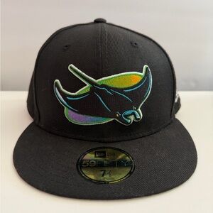 Tampa Bay Devil Rays 59Fifty Hat Cap Cooperstown MLB New Fitted 7 7/8 New Era